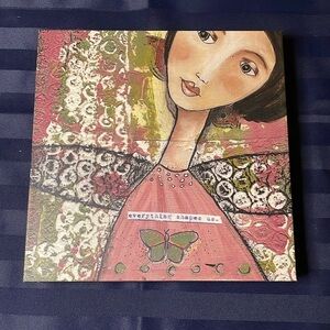 Kelly Rae Robert’s square wall art | Everything Shapes Us | 8”x8”